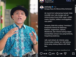 Bukan Sugesti, Ini Alasan Ilmiah Rasa Air Mineral Bisa Beda-beda