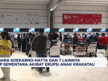 Bandara Soetta Tutup Sementara Akibat Erupsi Anak Krakatau