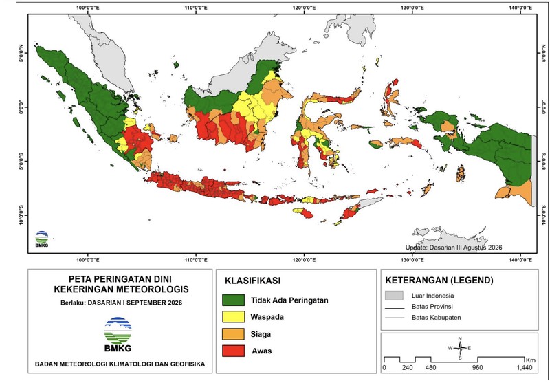 Kebakaran Hutan Terus Rambah Hutan-Lahan RI Saat El Nino Sangat Kuat. (Dok BPBD)