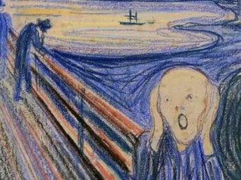 Lukisan The Scream karya Edvard Munch. (Tangkapan Layar Ist)