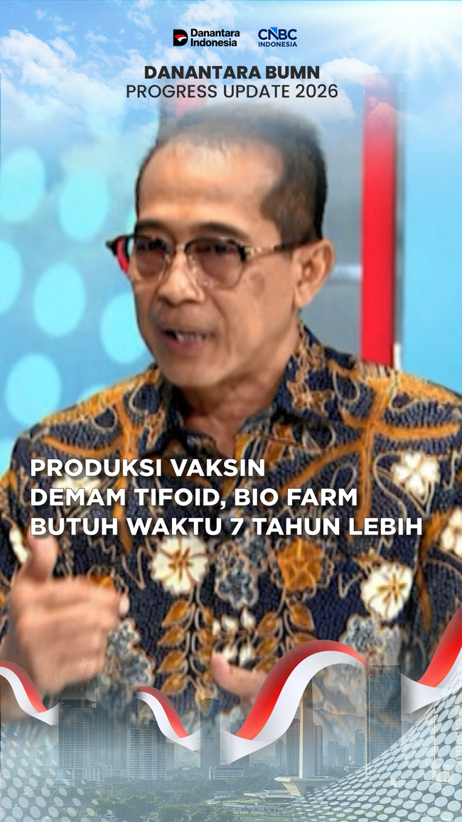 Produksi Vaksin Demam Tifoid , Bio Farma Butuh Waktu 7 Tahun Lebih