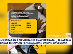 Respons Sebaran Abu Vulkanik, Jakarta & Jawa Barat Terapkan PJJ