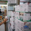 Suasana penjualan masker di Pasar Pramuka, Jakarta, Senin (7/9/2026). (CNBC Indonesia/Faisal Rahman)