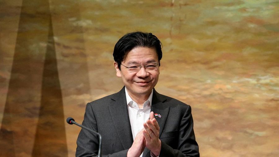 Perdana Menteri Singapura Lawrence Wong menghadiri konferensi pers dengan PM Thailand Anutin Charnvirakul di Hotel Mandarin Oriental Bangkok, Thailand, 2 September 2026. (REUTERS/Valeria Mongelli)