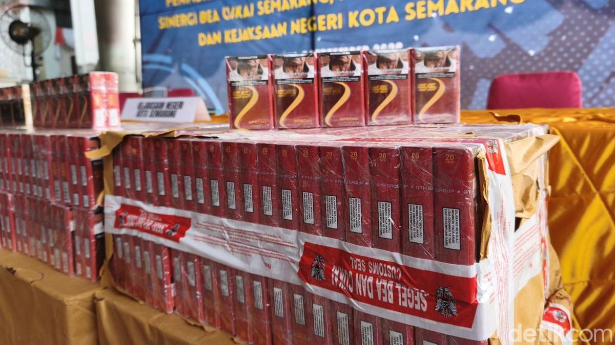 Sopir Bawa 1,5 Juta Rokok Ilegal Pakai Truk Tangki Air Dibekuk di Semarang