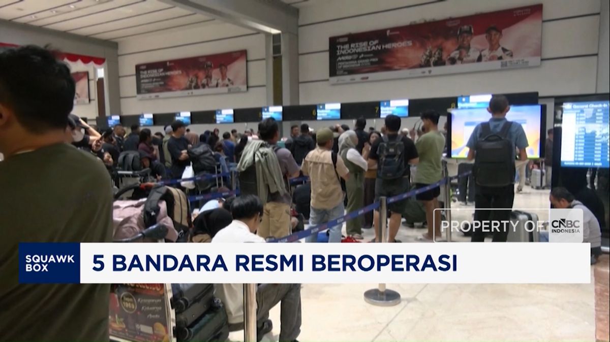 Five Airports in Indonesia Resume Normal Operations