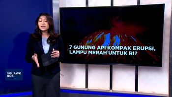 7 Gunung Api Kompak Erupsi, Lampu Merah untuk RI?