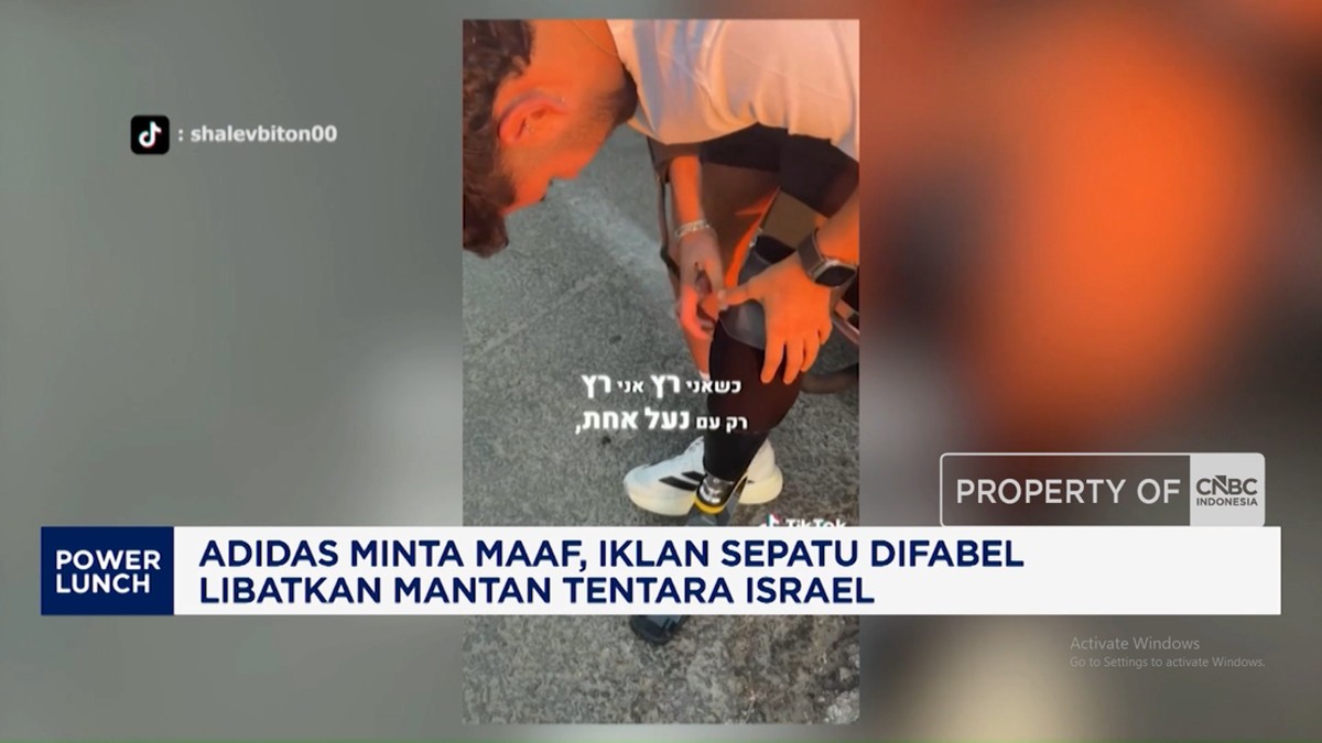 Adidas Minta Maaf, Iklan Sepatu Difabel Libatkan Mantan Tentara Israel