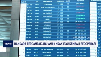 Bandara Terdampak Abu Anak Krakatau Kembali Beroperasi