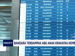 Bandara Terdampak Abu Anak Krakatau Kembali Beroperasi