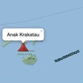 Gunung anak Krakatau. (magma.esdm)