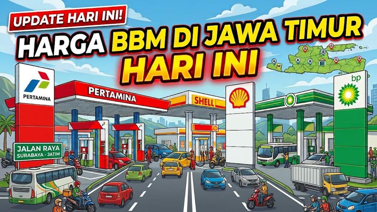 Update Harga BBM Jatim Hari Ini untuk Pertamina, Shell hingga BP