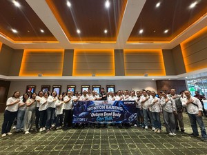 Tambah Wawasan, 105 Personel Polres Tabanan Nonton Film Autopsy di Bioskop