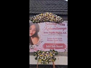 Fakta-fakta Karangan Bunga Selamat Hamil dari Istri Sah di PN Surabaya