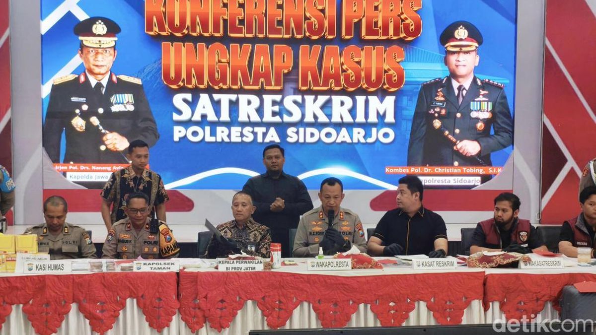 Jaringan Pengedar Uang Palsu di Sidoarjo Diungkap, 3 Orang Ditangkap