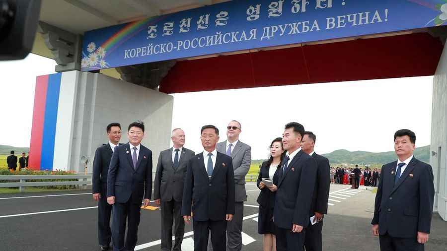 NORTHKOREA-RUSSIA/BRIDGE NORTHKOREA-RUSSIA/BRIDGE