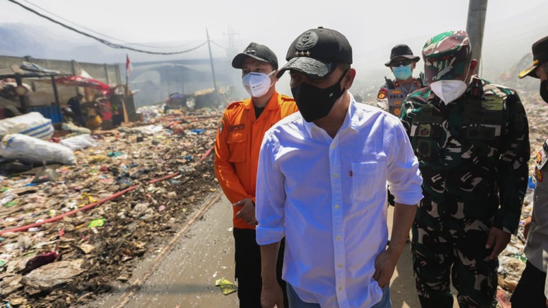 Penanganan kebakaran di TPA Putri Cempo harus dilakukan secara komprehensif.  (Dok Pemprov Jateng)