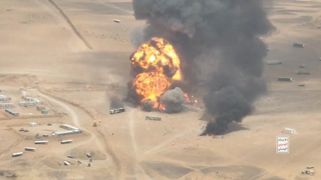 Detik-Detik Houthi Yaman Bombardir Arab Saudi, Korban Berjatuhan