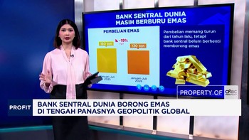 Bank Sentral Dunia Borong Emas di Tengah Panasnya Geopolitik Global