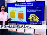 Bank Sentral Dunia Borong Emas di Tengah Panasnya Geopolitik Global