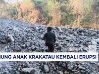 Gunung Anak Krakatau Kembali Erupsi