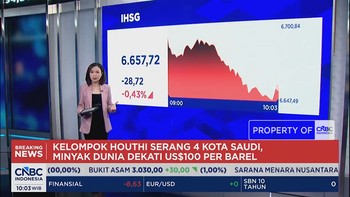Houthi Serang 4 Kota Saudi - Rupiah Menguat ke Rp 17.560 per Dolar AS