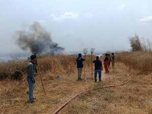 Lahan PT Angkasa Pura 2 Hektare di Kediri Terbakar, Ini Penyebabnya