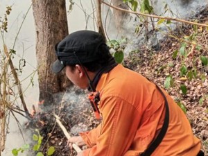 Api di Gunung Ciremai Belum Padam Total, Petugas Siaga hingga Malam