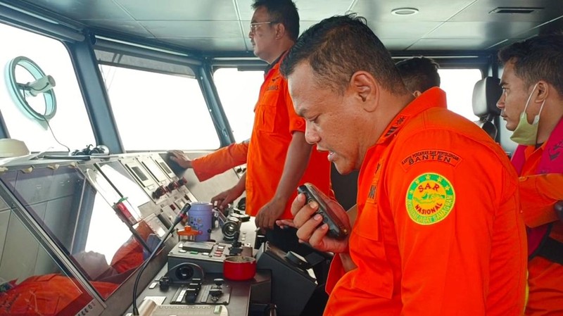 Lima jurnalis dan tiga orang lainnya yang hilang kontak di sekitar Gunung Anak Krakatau, Banten, hingga Rabu (9/9/2026) belum ditemukan. (Dok. Basarnas)