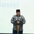 Menteri Koordinator Bidang Perekonomian Airlangga Hartarto dalam Simposium Sumbangan Ekonomi Pancasila, Ekonomi Islam, dan Ekonomi Konvensional: Menuju Pembangunan Indonesia yang Berkeadilan Sosial, di Jakarta, Selasa (8/09). (Dok Kemenko Perekonomia