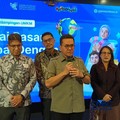 Menteri Perdagangan (Mendag) Budi Santoso saat konferensi pers bersama META di Auditorium Kemendag, Jakarta, Rabu (9/9/2026). (CNBC Indonesia/Martyasari Rizky)