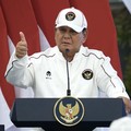 Presiden Prabowo Subianto melepas kontingen Indonesia yang akan bertanding di ajang Asian Games 2026 Aichi-Nagoya. Seremoni pelepasan digelar di Istana Negara, Kompleks Istana Kepresidenan, Jakarta Pusat, Rabu (9/9/2026). (Tangkapan Layar Youtube/Sek