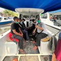 Rombongan lima jurnalis untuk meliput erupsi Gunung Anak Krakatau hilang kontak setelah berangkat dari Carita, Banten, menggunakan kapal cepat (speedboat). (Dok. Istimewa)