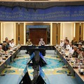 Sekretaris Kementerian Koordinator Bidang Perekonomian Susiwijono Moegiarso dalam Rapat Koordinasi Dewan Pengarah INSW Tahun 2026 secara hybrid di Jakarta, Selasa, (8/9/2026).
