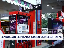 Tren Penjualan Pertamax Green 95 Melejit 267%