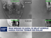 Iran Serang 10 Kapal di Selat Hormuz, Harga Minyak Tembus 100 Dolar