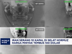 Iran Serang 10 Kapal di Selat Hormuz, Harga Minyak Tembus 100 Dolar