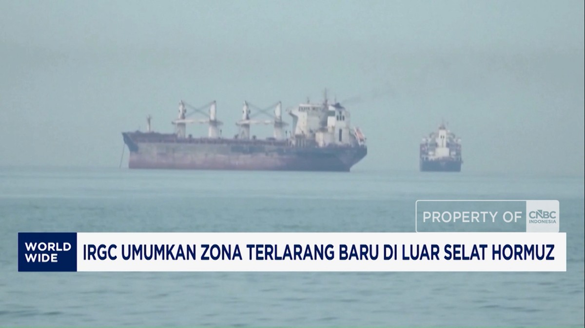Video: IRGC Umumkan Zona Terlarang Baru di Luar Selat Hormuz