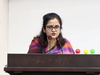 Menteri Nepal Gauri Kumari Yadav. (Tangkapan Layar Khatmandu Post)