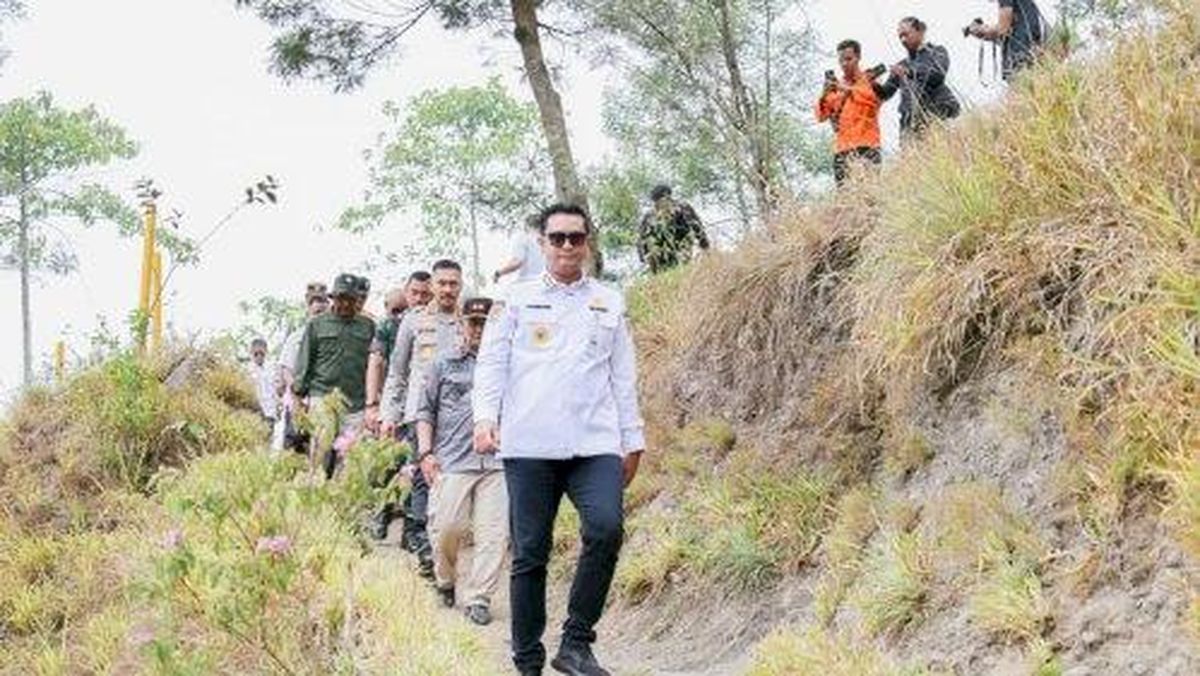 Forkopimpda Klaten Cek Situasi Merapi dari Kalitalang, Situasi Kondusif