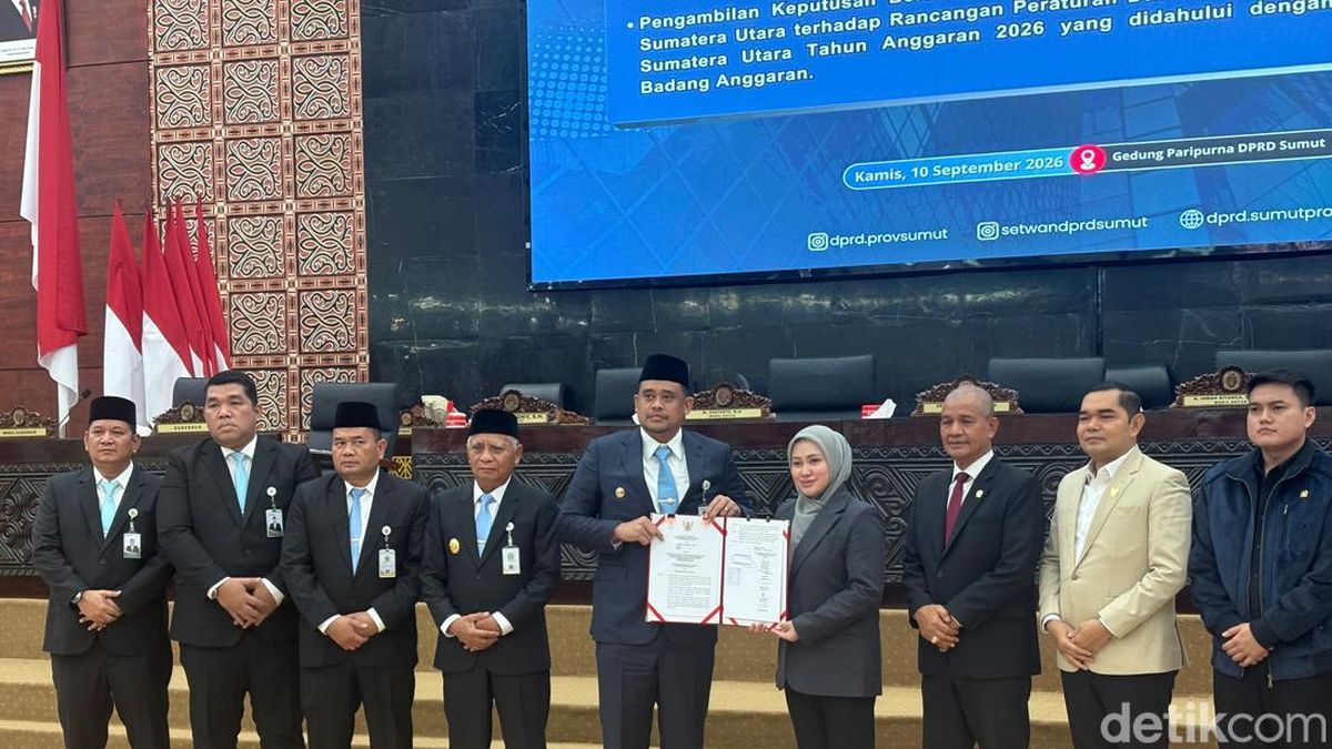 P-APBD Sumut 2026 Disetujui: Pendapatan Naik Rp 1,3 T dan Belanja Naik Rp 1,7 T