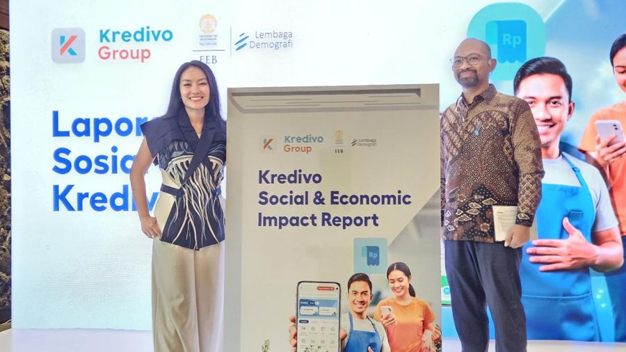 Riset Lembaga Demografi Fakultas Ekonomi dan Bisnis Universitas Indonesia (LD FEB UI) bersama Kredivo Group. (CNBC Indonesia/ Intan Rakhmayanti Dewi)