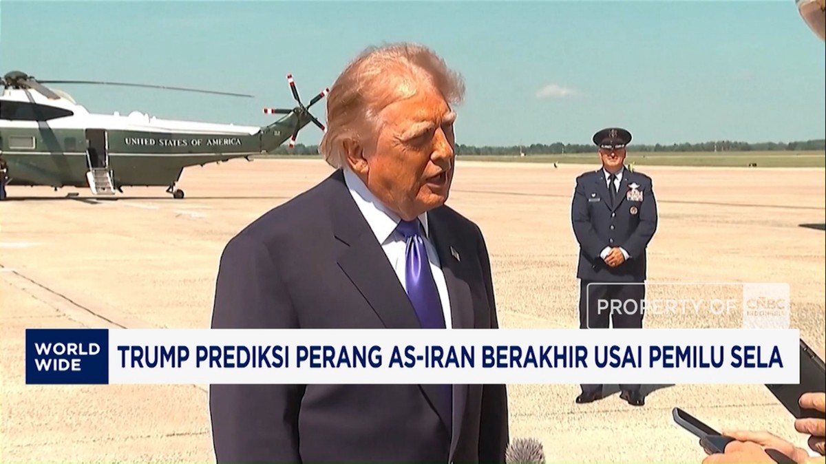 Video: Trump Prediksi Perang AS-Iran Berakhir Usai Pemilu Sela