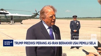 Trump Prediksi Perang AS-Iran Berakhir Usai Pemilu Sela