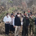 Wakil Presiden (Wapres) Gibran Rakabuming meninjau penanganan kebakaran hutan dan lahan (karhutla) di tiga provinsi di Kalimantan, Kamis (10/09/2026). (Setwapres)