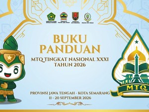 MTQ Nasional 2026 Digelar di Semarang, Unduh Buku Panduannya di Sini