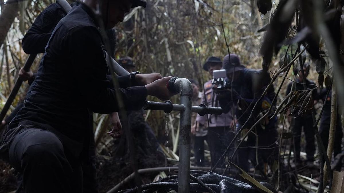 Fire, Polda Riau Padamkan Karhutla Pakai Drone