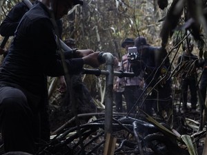 Selain Cairan X-Fire, Polda Riau Padamkan Karhutla Pakai Drone