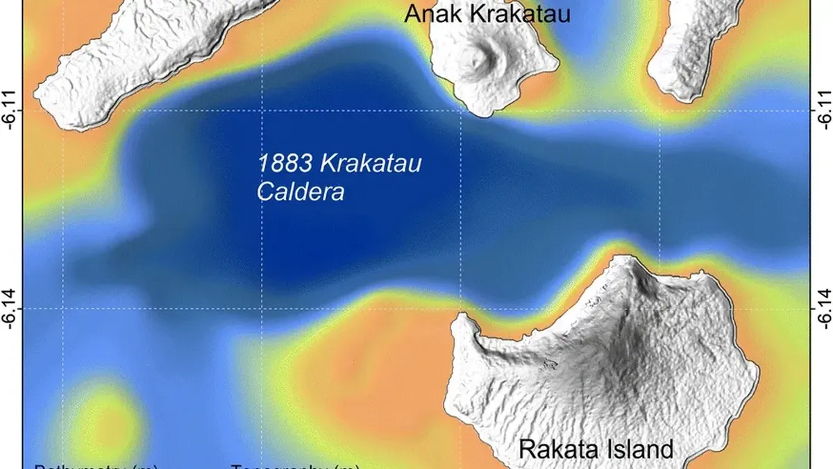 Gunung Krakatau dan Anak Krakatau, Ini Perbedaan Keduanya