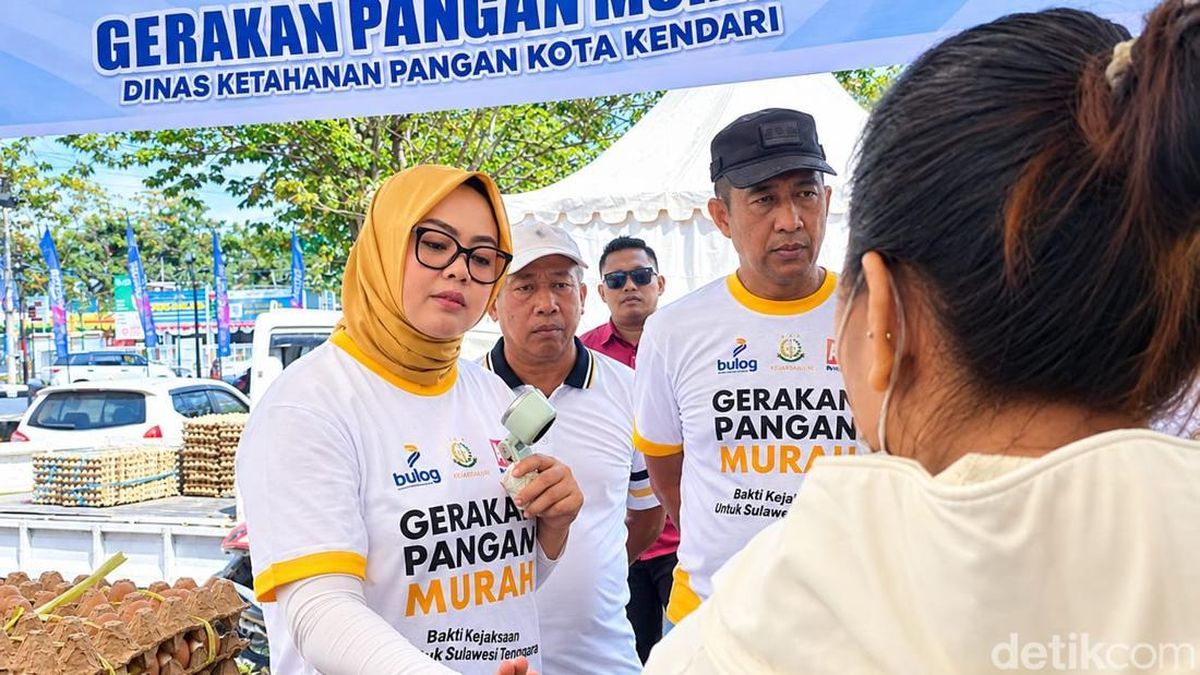 Tekan Inflasi, Pemkot Kendari Gelar Gerakan Pangan Murah di Tugu Eks MTQ